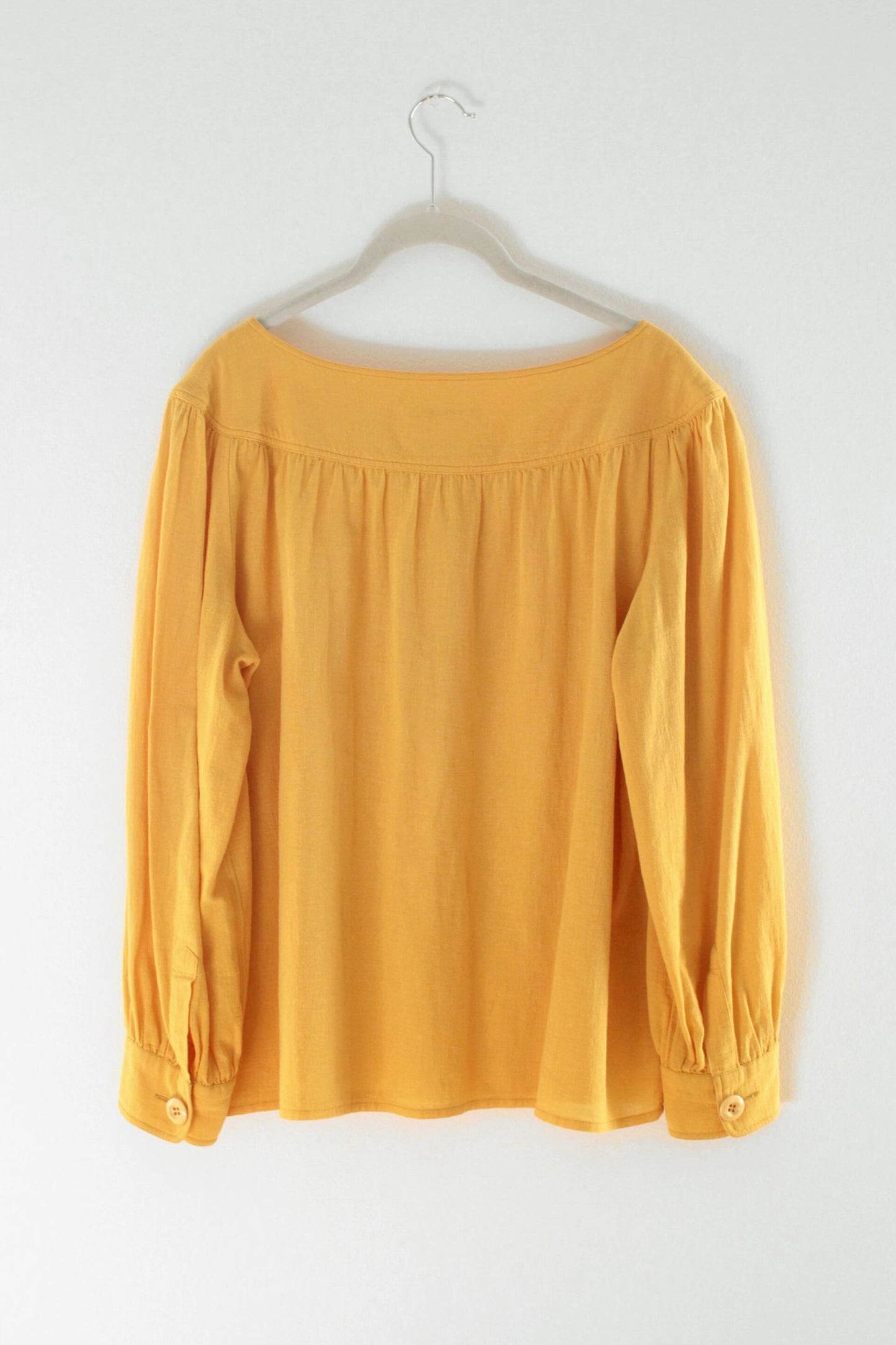 1970s Yves Saint Laurent Rive Gauche Cotton Top