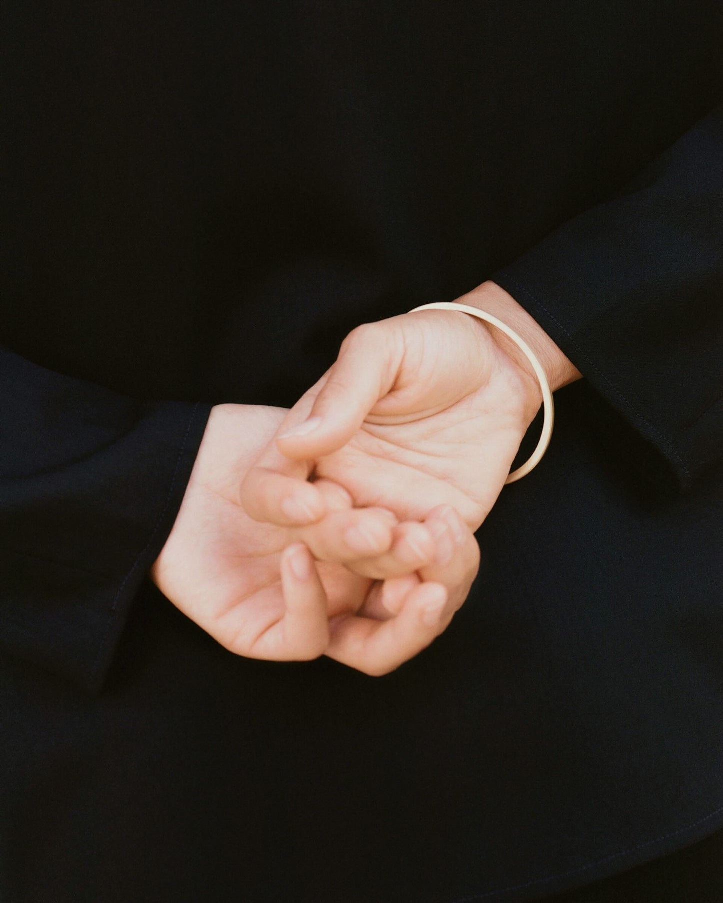 Tiana Marie Combes Palermo Bangle in 14k Yellow Gold.