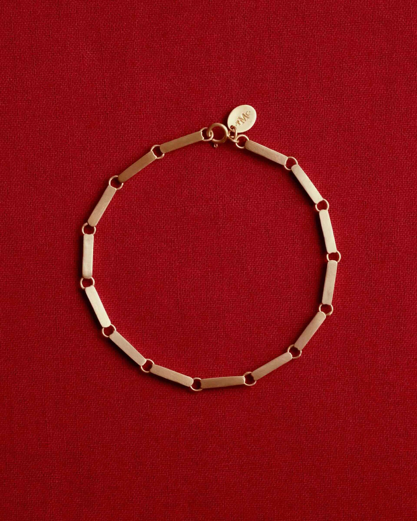 Tiana Marie Combes Estate Chain Bracelet in 14k Yellow Gold.