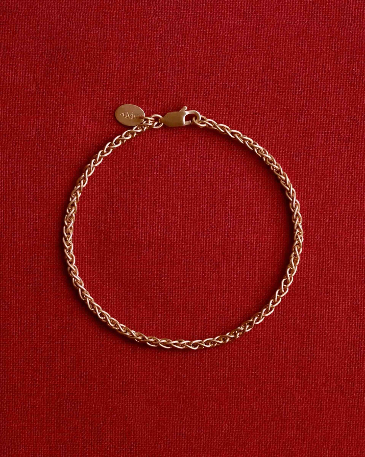 Tiana Marie Combes Riding Chain Bracelet in 14k Yellow Gold.