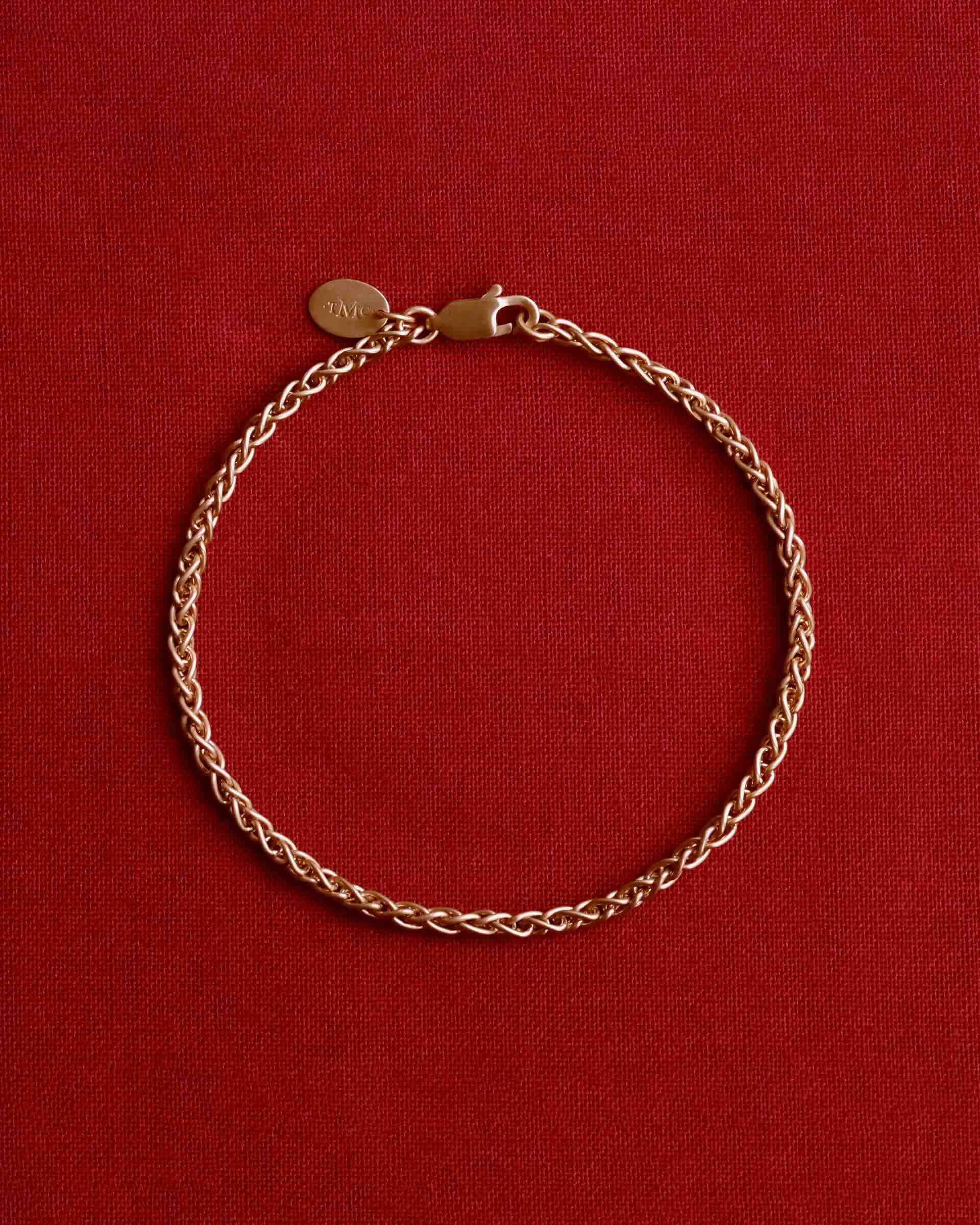 Tiana Marie Combes Riding Chain Bracelet in 14k Yellow Gold.